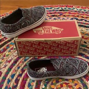 Vans slip on sneakers